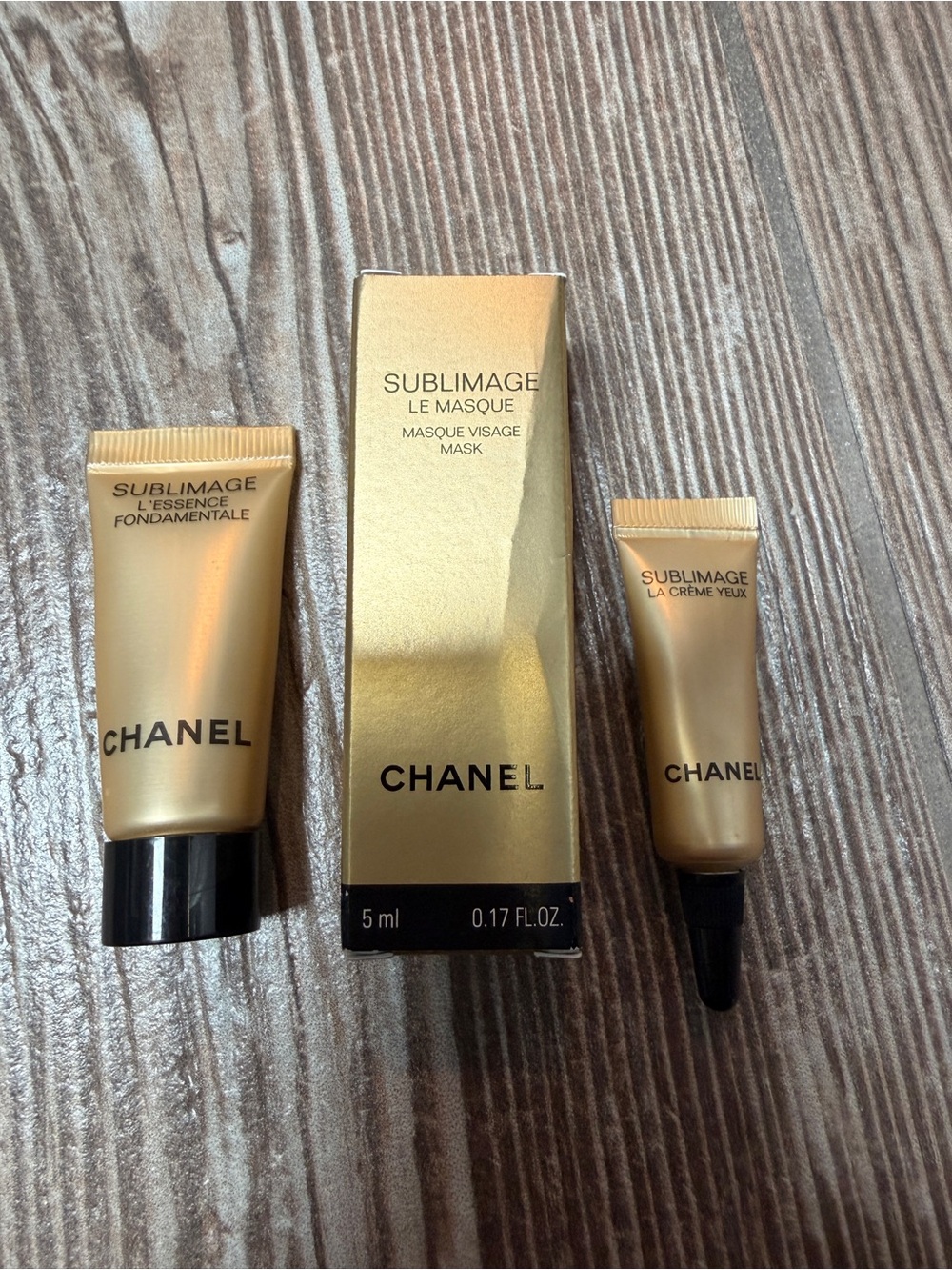 CHANEL Sublimage Gold Skincare Trio - Gold